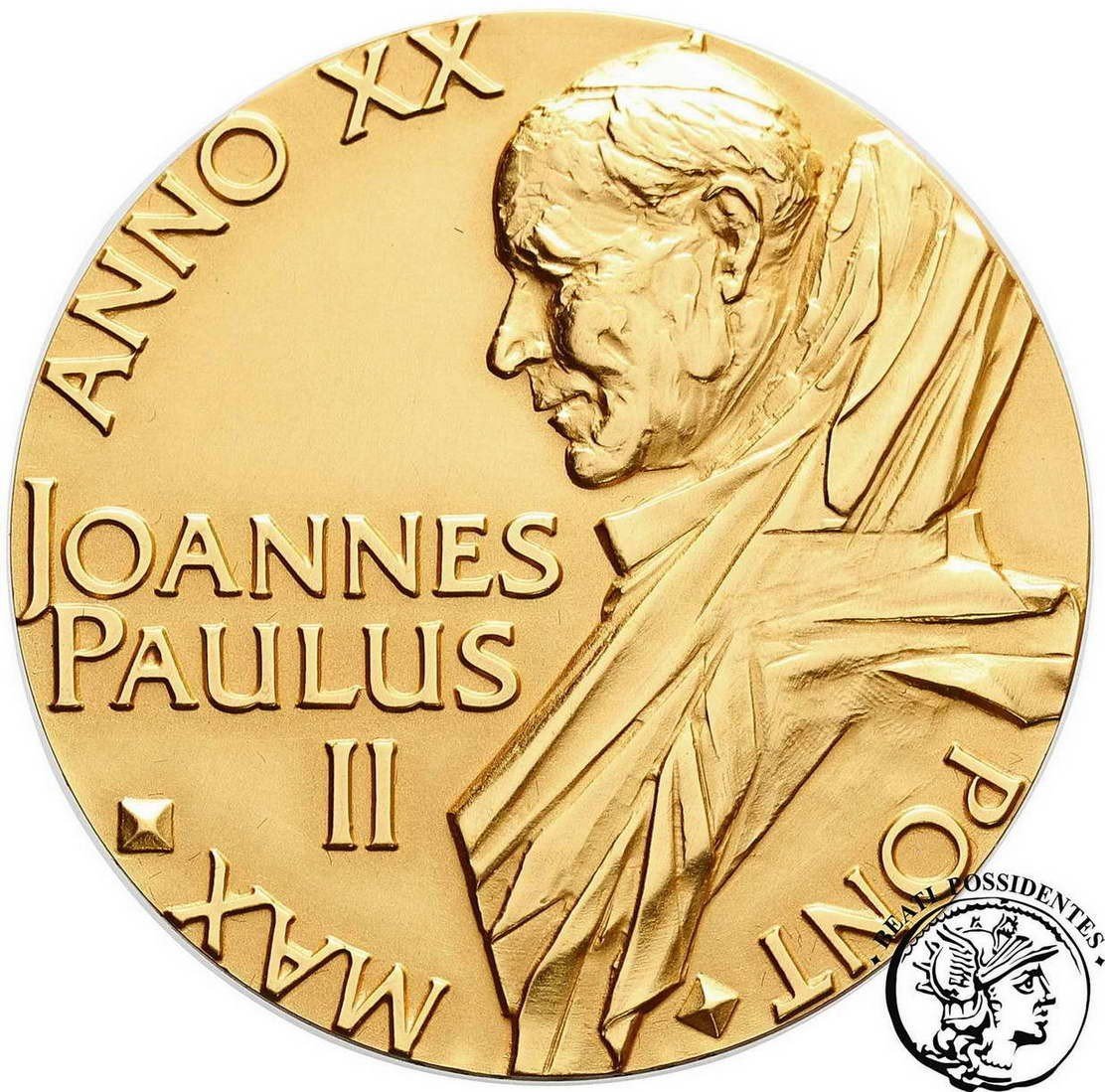Watykan Papież Jan Paweł II zestaw medali papieskich 1998 Anno XX
